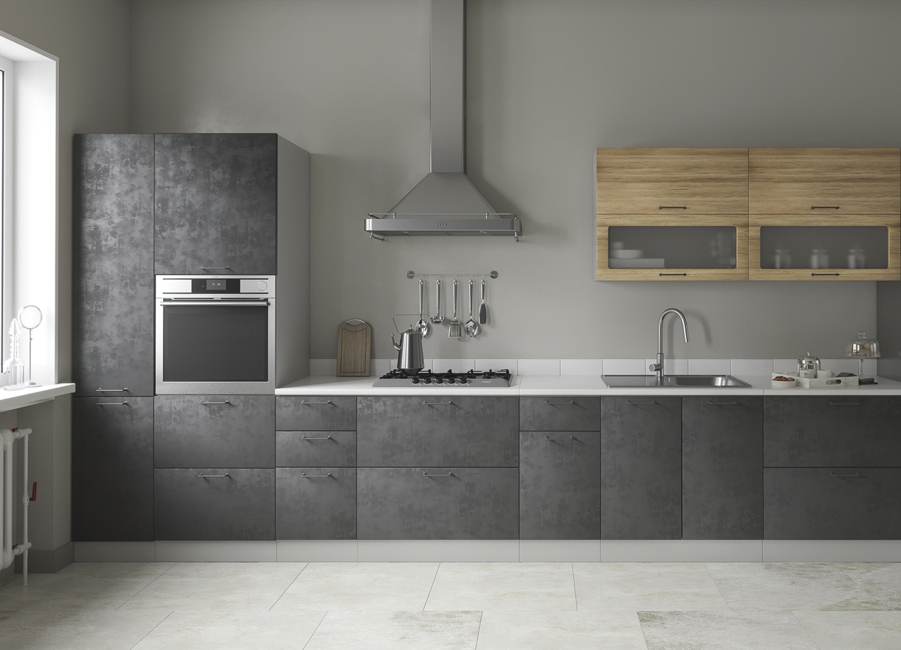 Кухня Лофт — индустриальный