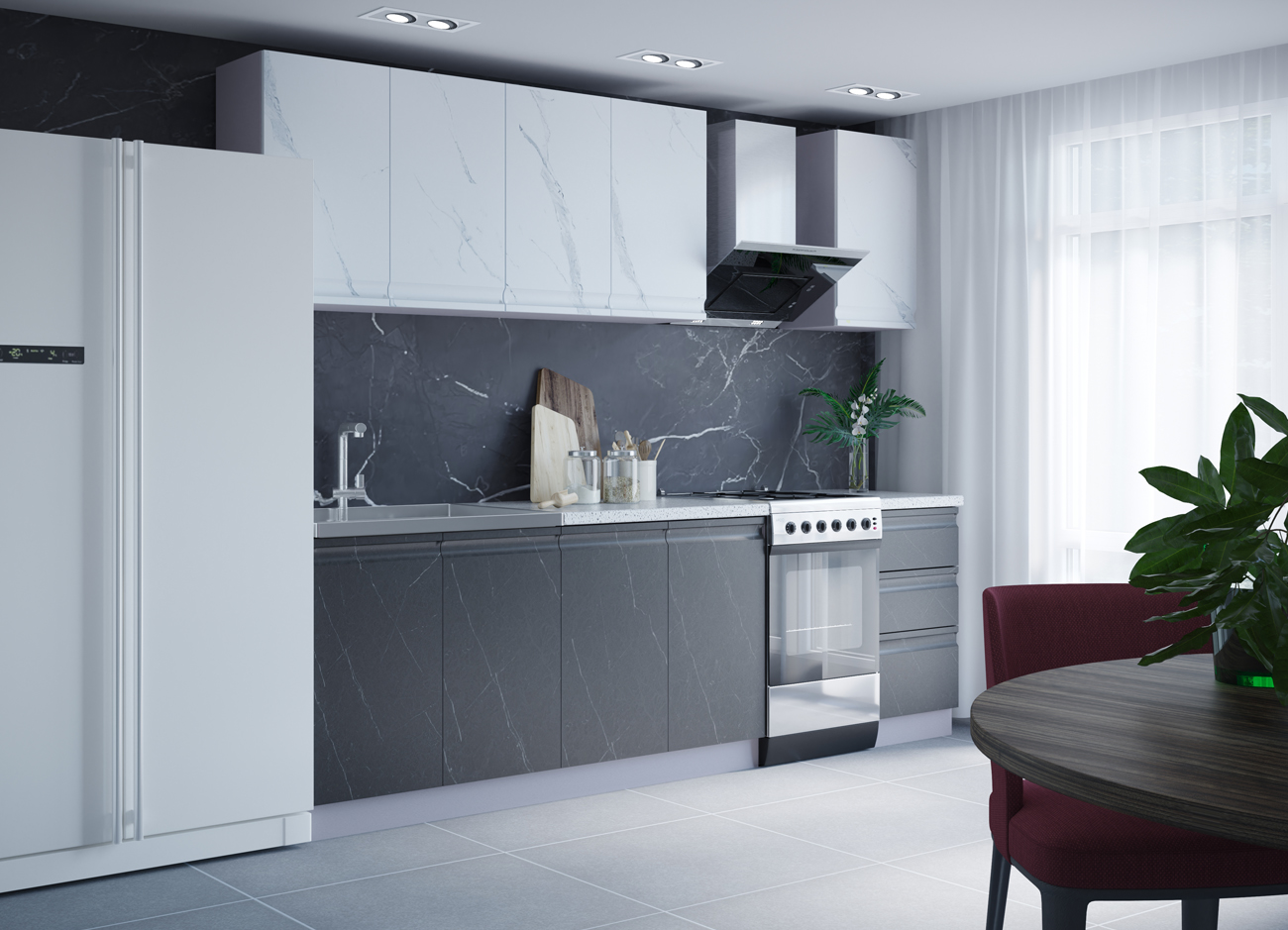 Кухня Скала — минимализм